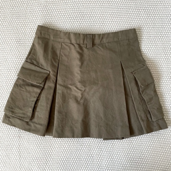 ZARA - Cargo Army Green Skirt - Picture 4 of 7